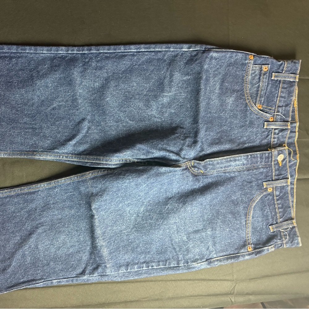 VTG Y2K Original Men’s Levi’s 517 Dark Blue Bootcut Jeans Size 36x32